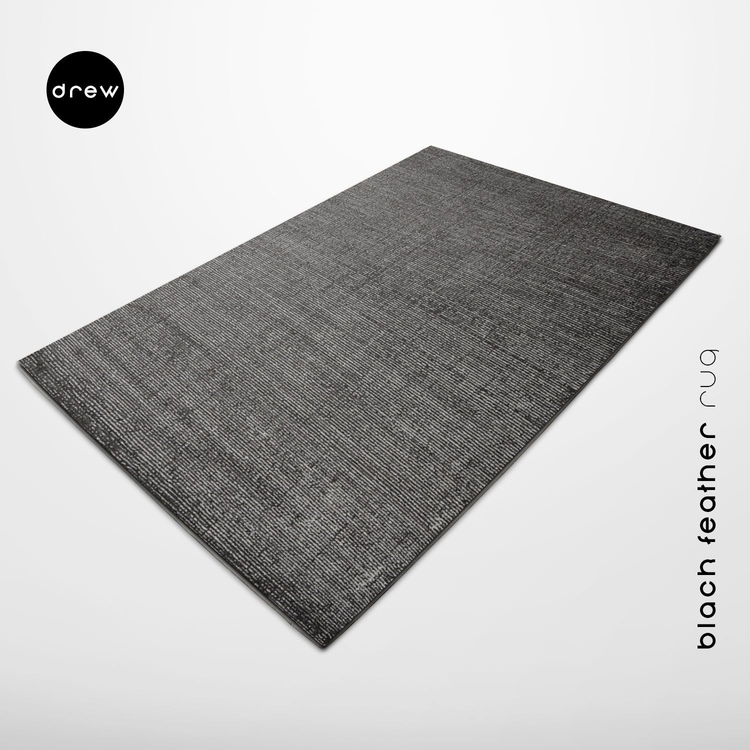 Dark Feather Rug
