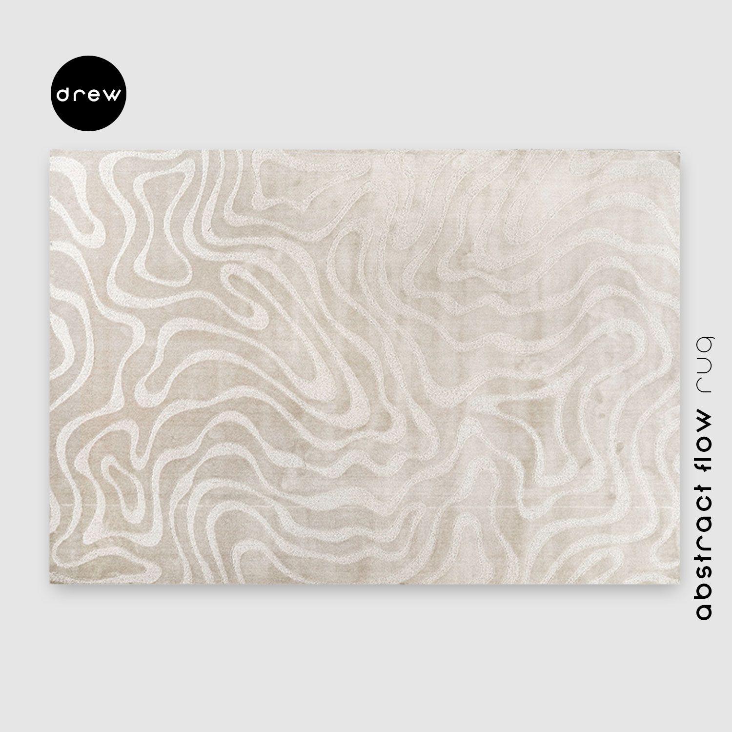 Beige Abstract Flow