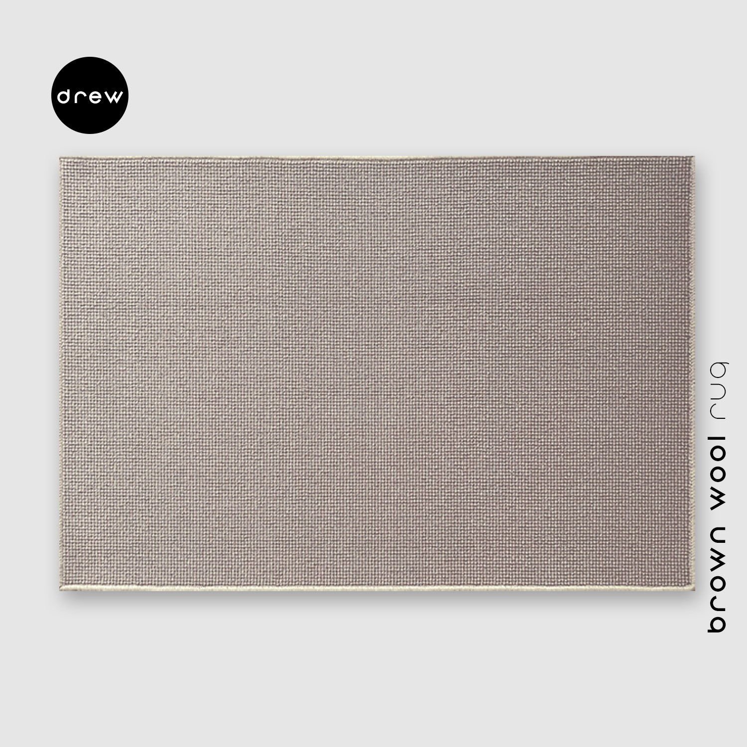 Brown Wool Rug