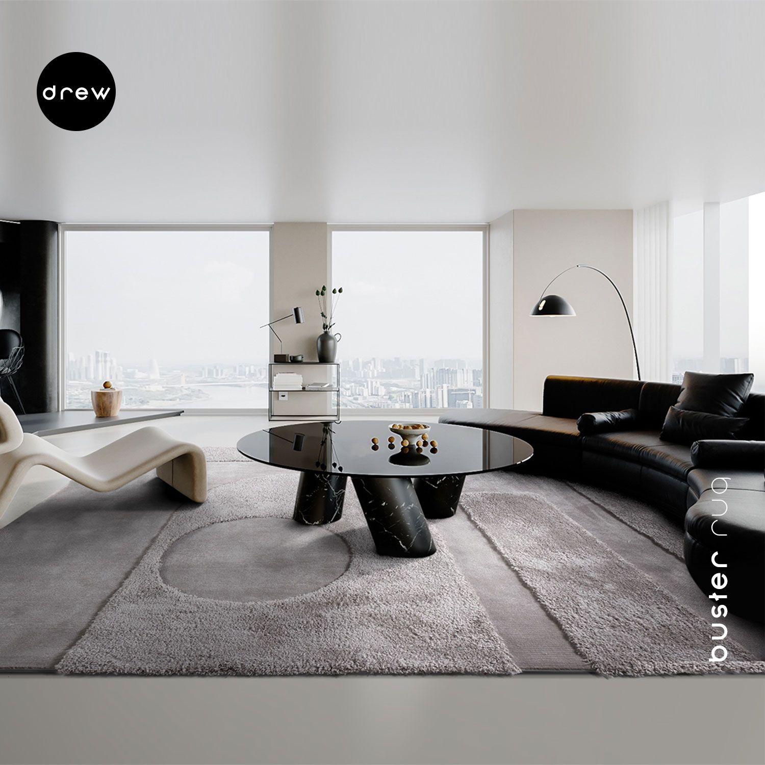 Buster Rug - Grey
