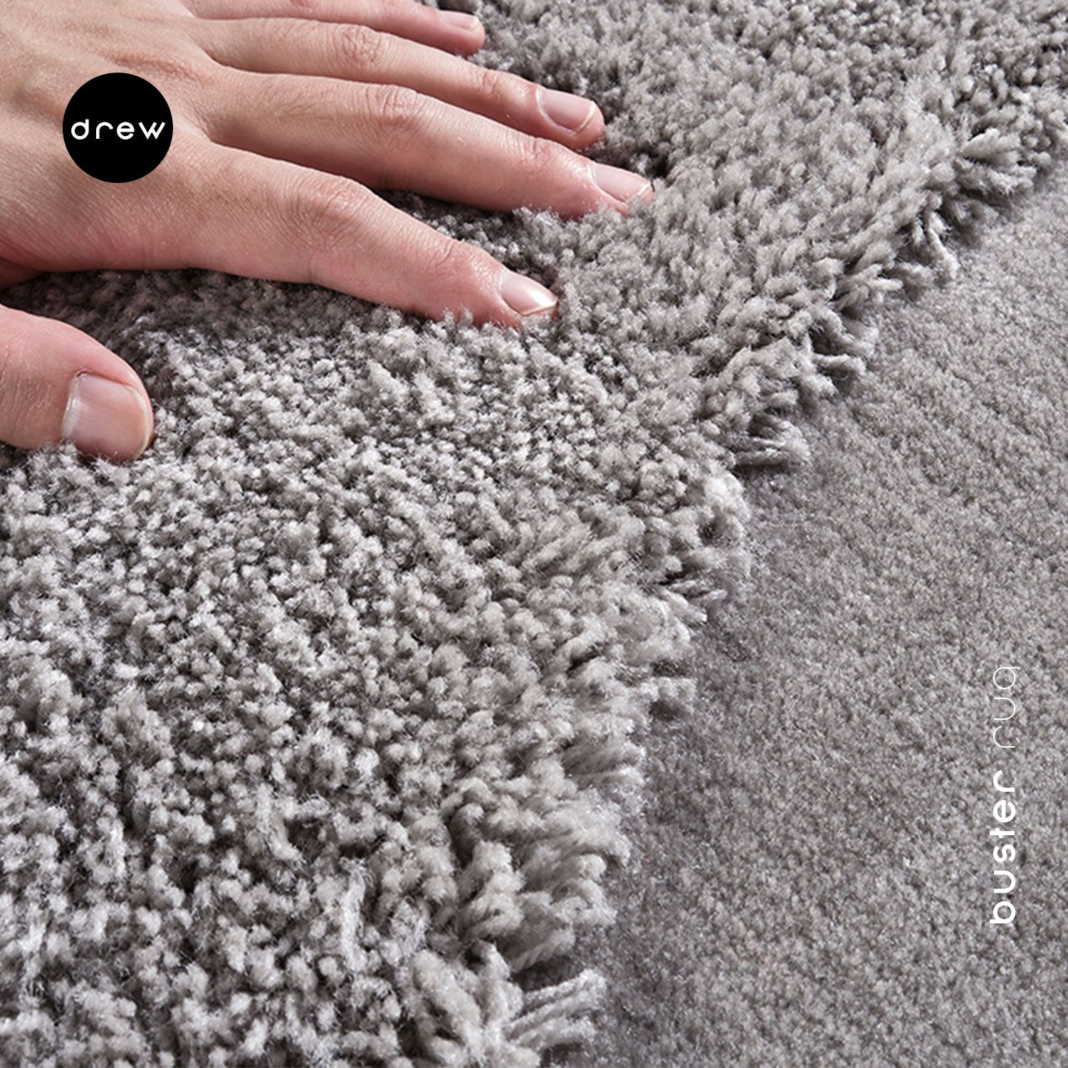Buster Rug - Grey