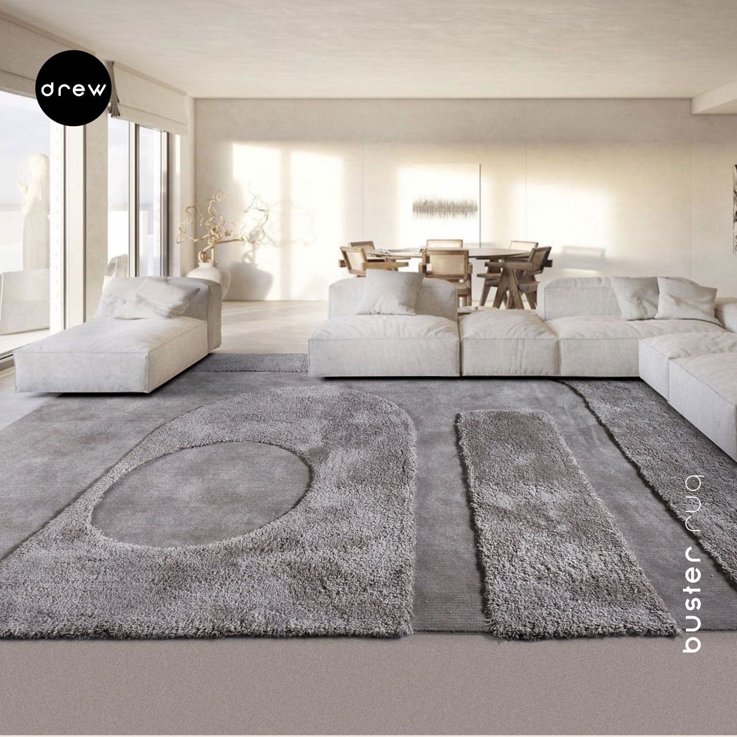 Buster Rug - Grey