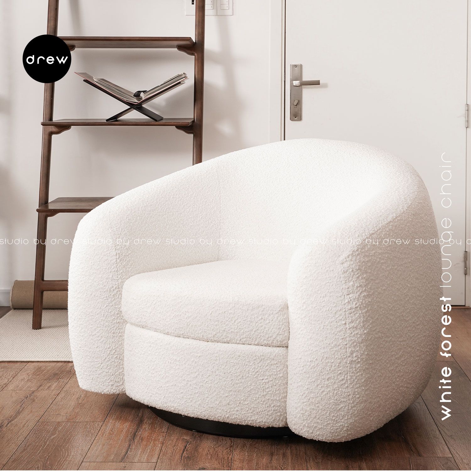 White Forest Lounge Chair