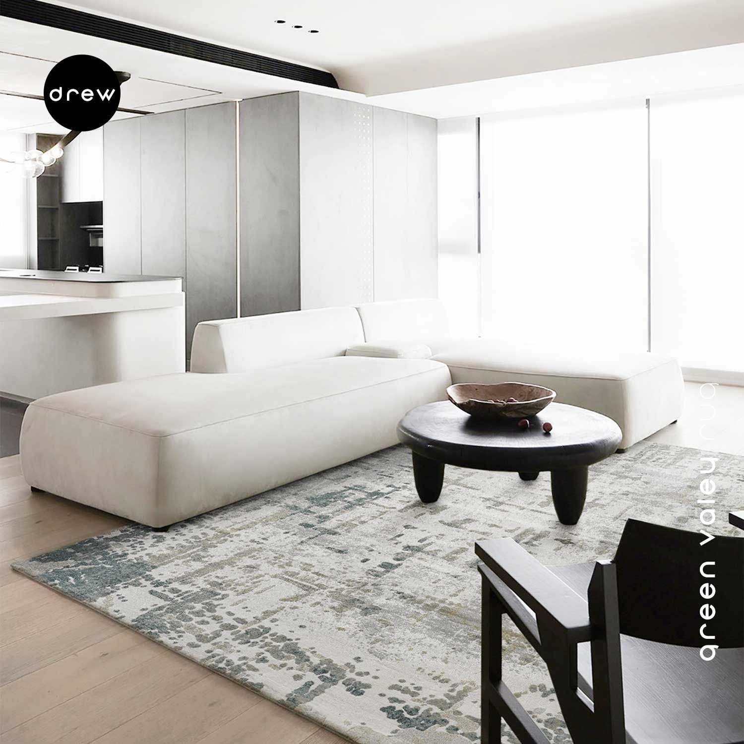 Green Valey Rug - Made in Turkey