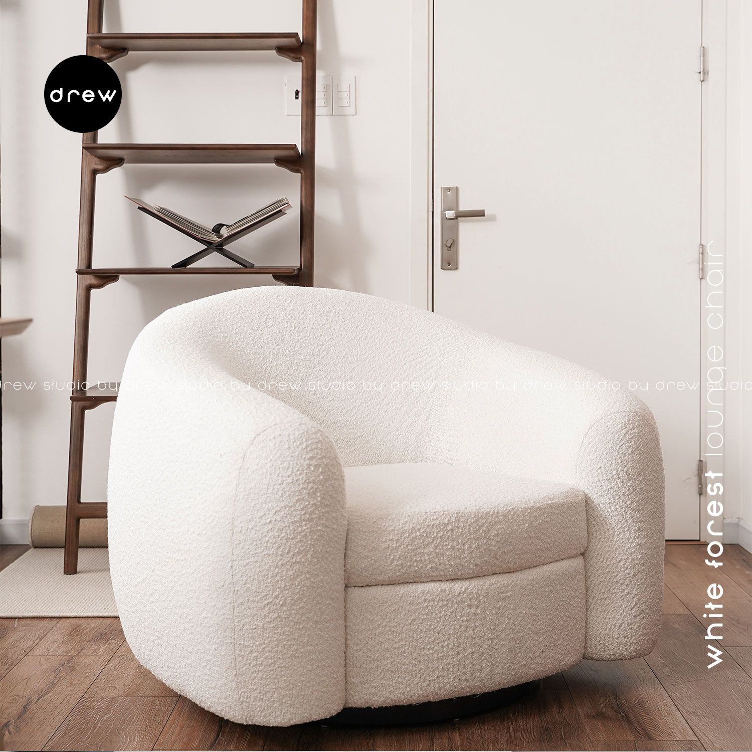 White Forest Lounge Chair