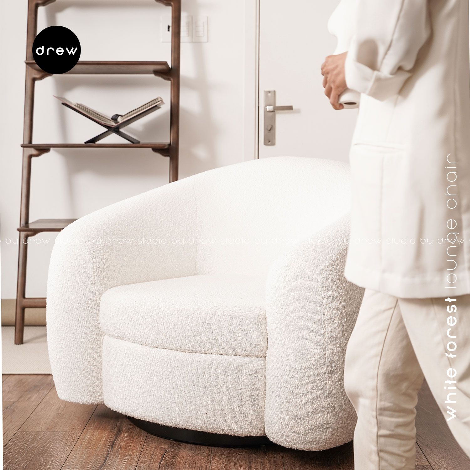 White Forest Lounge Chair