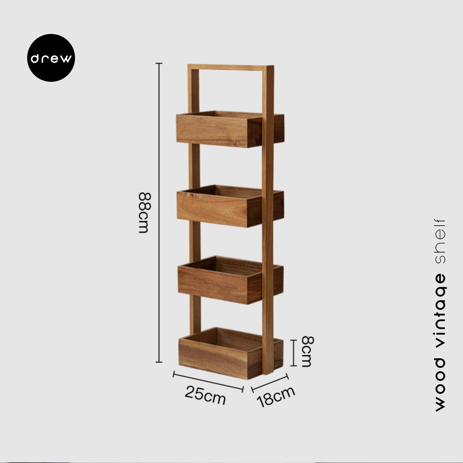 Wood Vintage Shelf