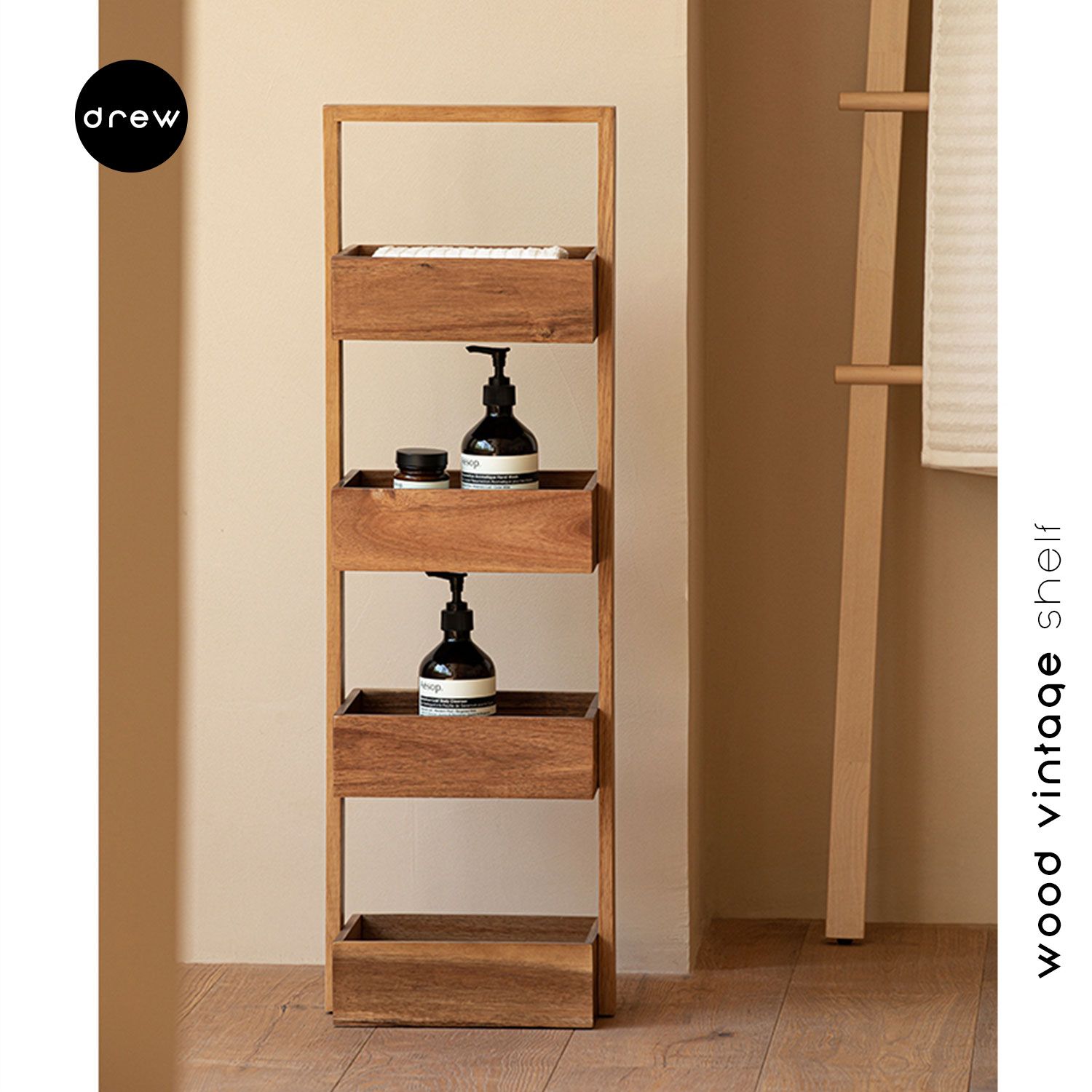 Wood Vintage Shelf