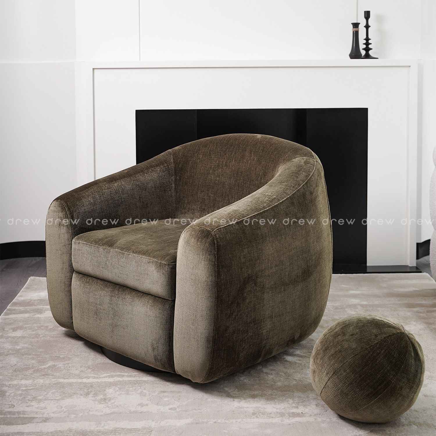 Olive Forest Lounge Chair