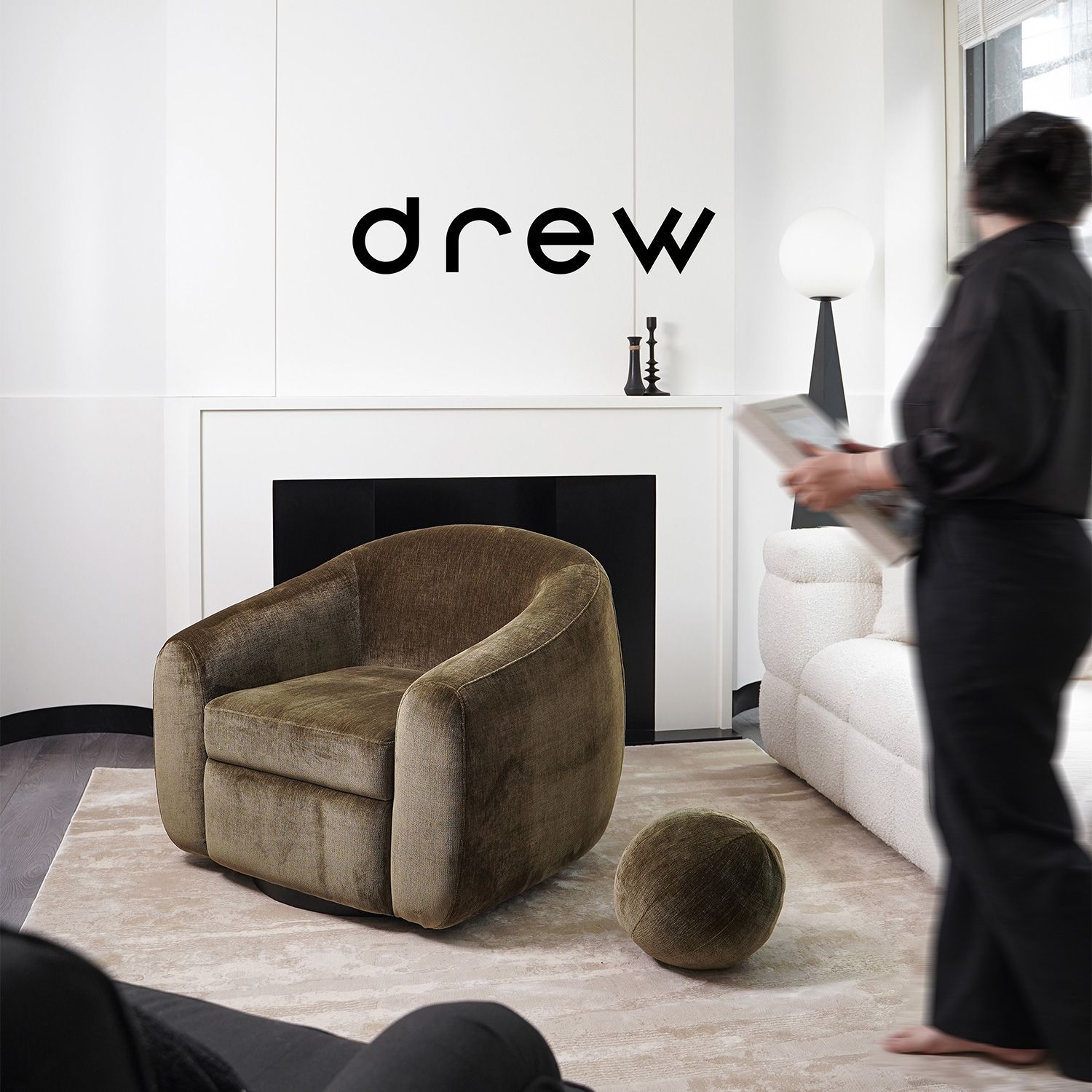 Olive Forest Lounge Chair