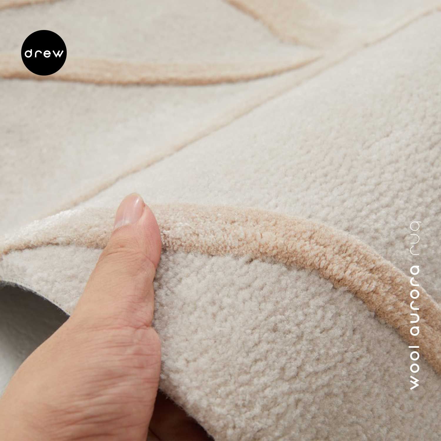 Wool Aurora Rug - Bronze Color