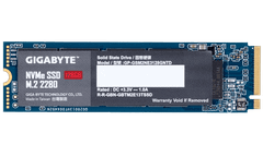 SSD Gigabyte 128GB M.2 2280 PCIe NVMe Gen 3x4 (Đoc 1550MB/s, Ghi 550MB/s)