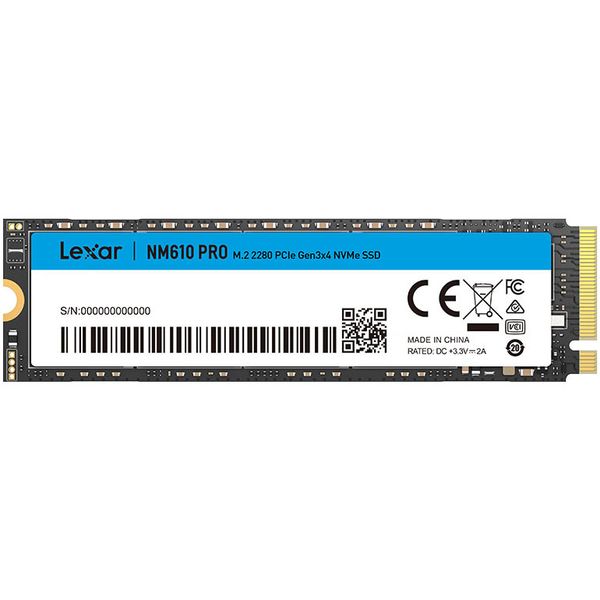 Ổ cứng SSD LEXAR NM610 Pro M.2 2280 PCIe G3x4 NVMe 500GB