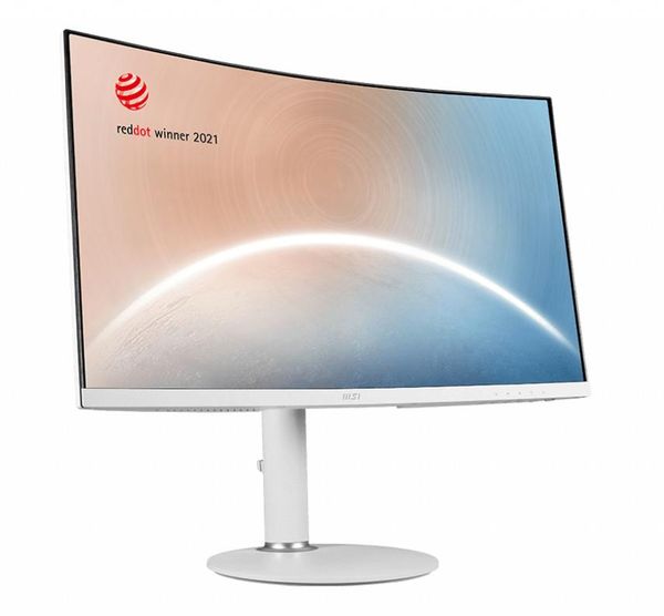 Màn hình Cong MSI Modern 27 Inch MD271CPW FHD/VA/75Hz/4Ms/HDMI+USBC/Loa Màu Trắng