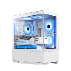 Case Magic MIX-Tower | M-ATX, không fan Trắng