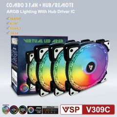 Kit Fan Case V309C LED RGB (3Fan)