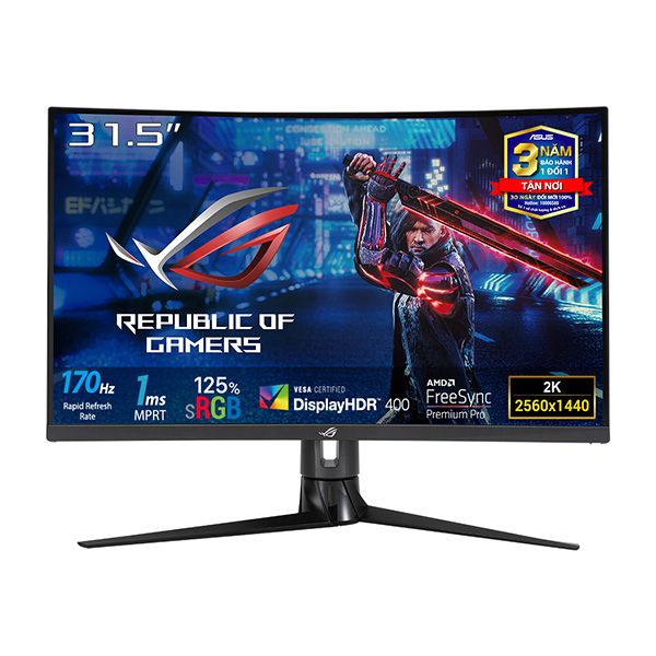 Màn hình chuyên game ROG Strix XG32VC - 31.5 inch WQHD (2560 x 1440), 170Hz