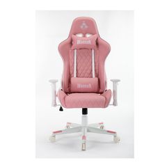 GHẾ GAMING WARRIOR GAMING CHAIR - RAIDER SERIES - WGC206 -WHITE/PINK