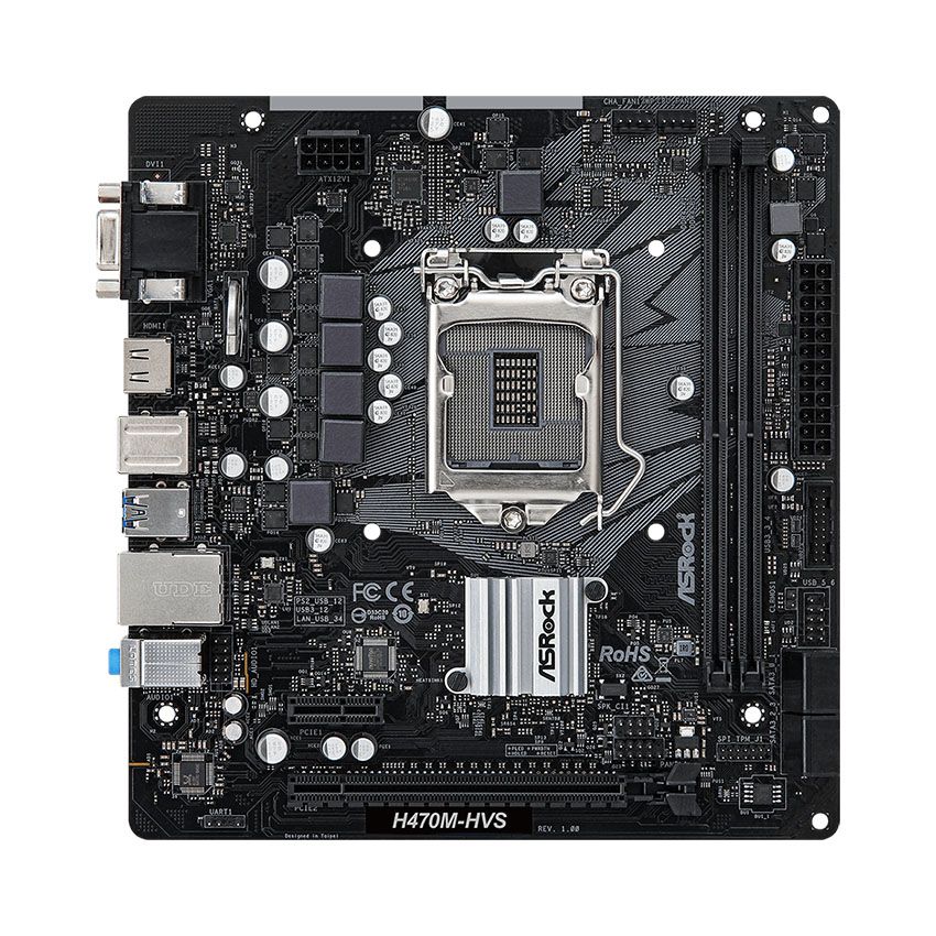 Main Asrock H470M - HVS (M-ATX)