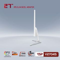 Màn Hình Phẳng VSP Slim Bezel 27 inch V2704S FHD/IPS/75Hz - Màu Trắng