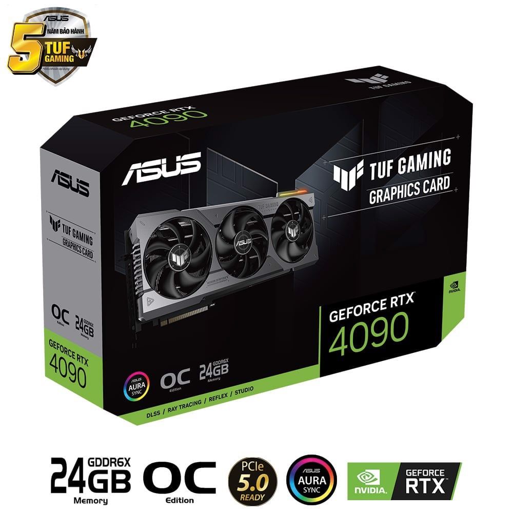 Card màn hình ASUS TUF Gaming GeForce RTX 4090 OC 24GB