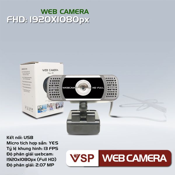 Webcam VSP Full HD 1920x1080 2.07Mp