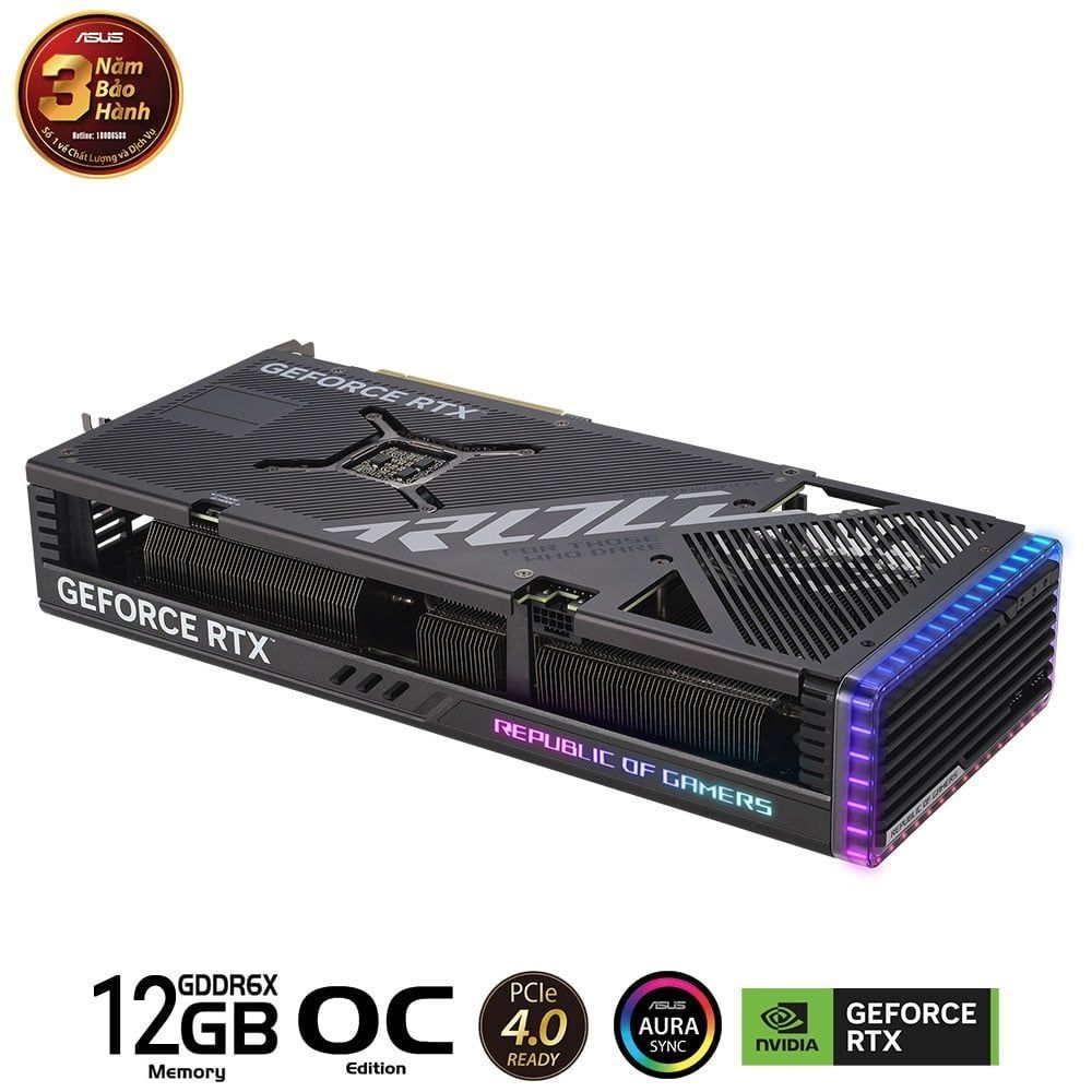 Card màn hình RTX 4070 ASUS ROG Strix 12GB OC Edition (ASUS-ROG-STRIX-RTX4070-O12G-GAMING)