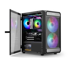 Case Segotep Artist 2F M-ATX 2 Fan RGB Đen