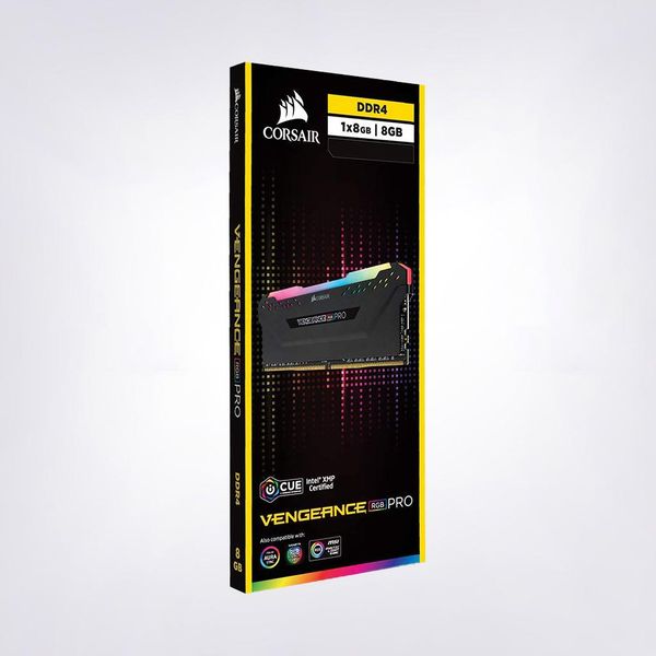 Ram DDR4 CORSAIR VENGEANCE RGB PRO 8GB (1 x 8GB) 3200MHz