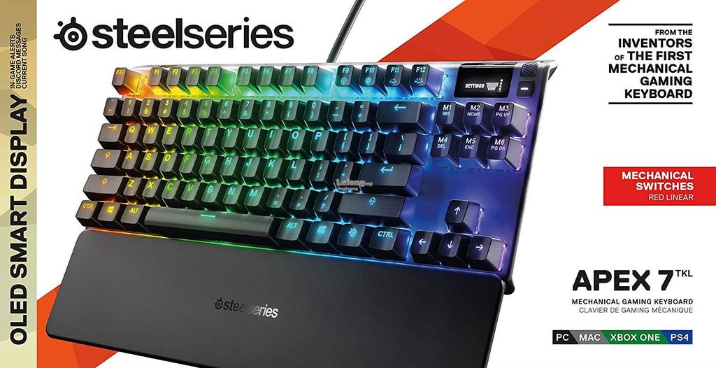 BÀN PHÍM STEELSERIES APEX 7 TKL