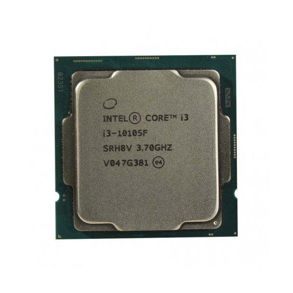 CPU Intel Core I3 10105F / 6Mb / 4 Nhân 8 Luồng / LGA 1200 NEW TRAY