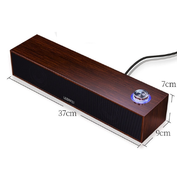 Loa E350 Sound Bar HD Gỗ