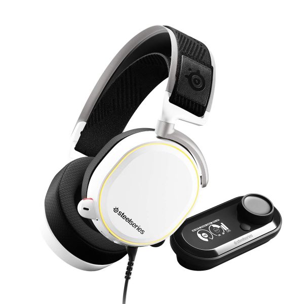 TAI NGHE STEELSERIES ARCTIS PRO + GAMEDAC WHITE EDITION