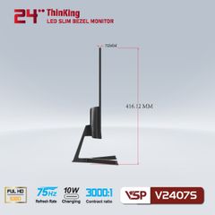Màn hình VSP Slim Bezel V2407S 24 inch Full HD 75Hz VA | VGA | HDMI