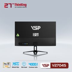 Màn hình VSP V2704S Slim Bezel tràn viền FULL HD