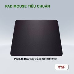 Lót Mouse Pad L16 Đen(may viền) 200*250*2mm
