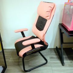 Ghế Gaming CYBER CHÂN QUỲ BLACK - PINK