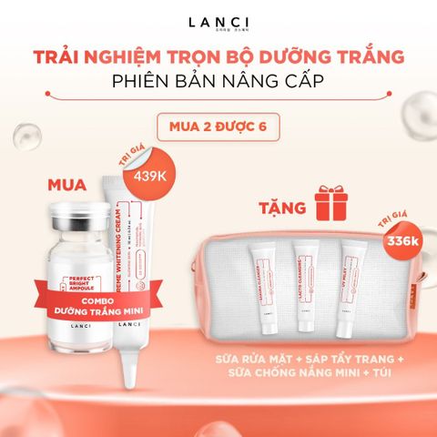 Bộ Minikit Dưỡng Trắng LANCI