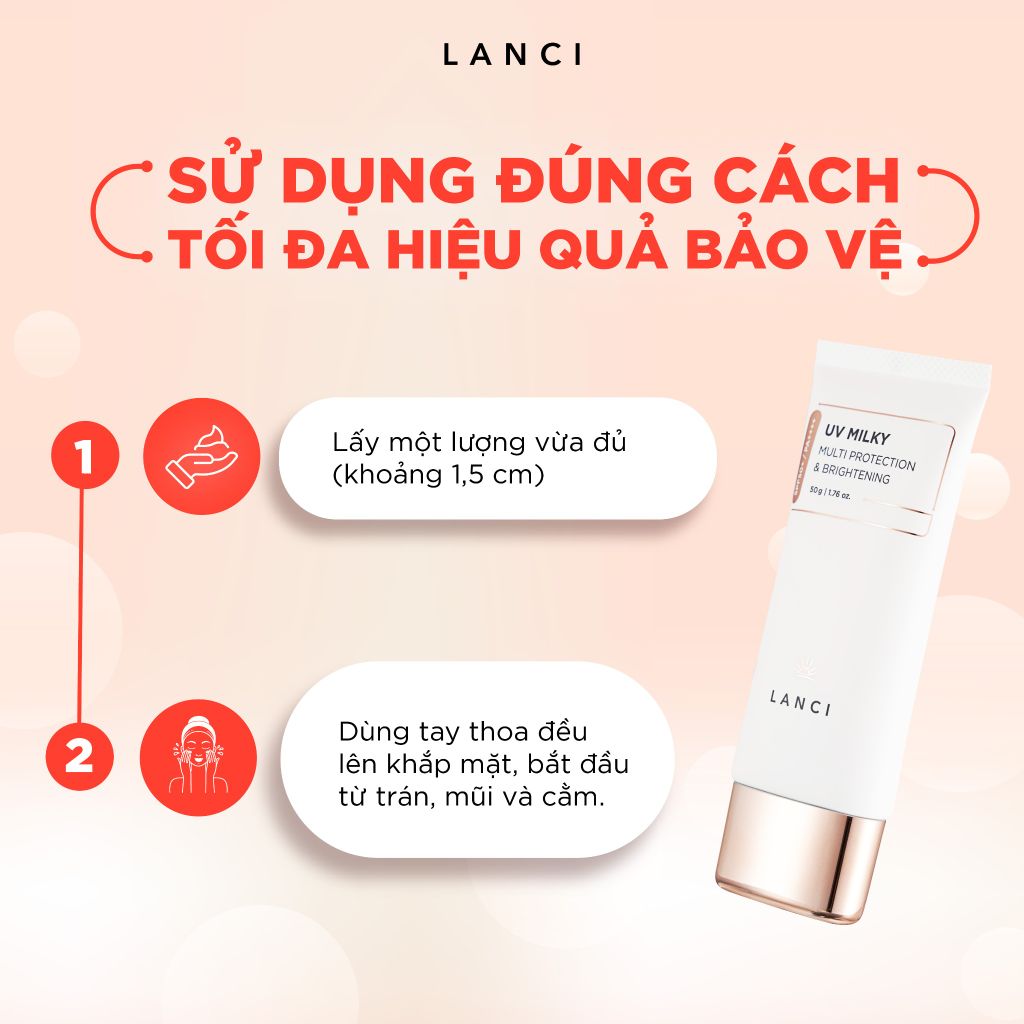 Sữa Chống Nắng Hạ Nhiệt LANCI UV Milky 50g