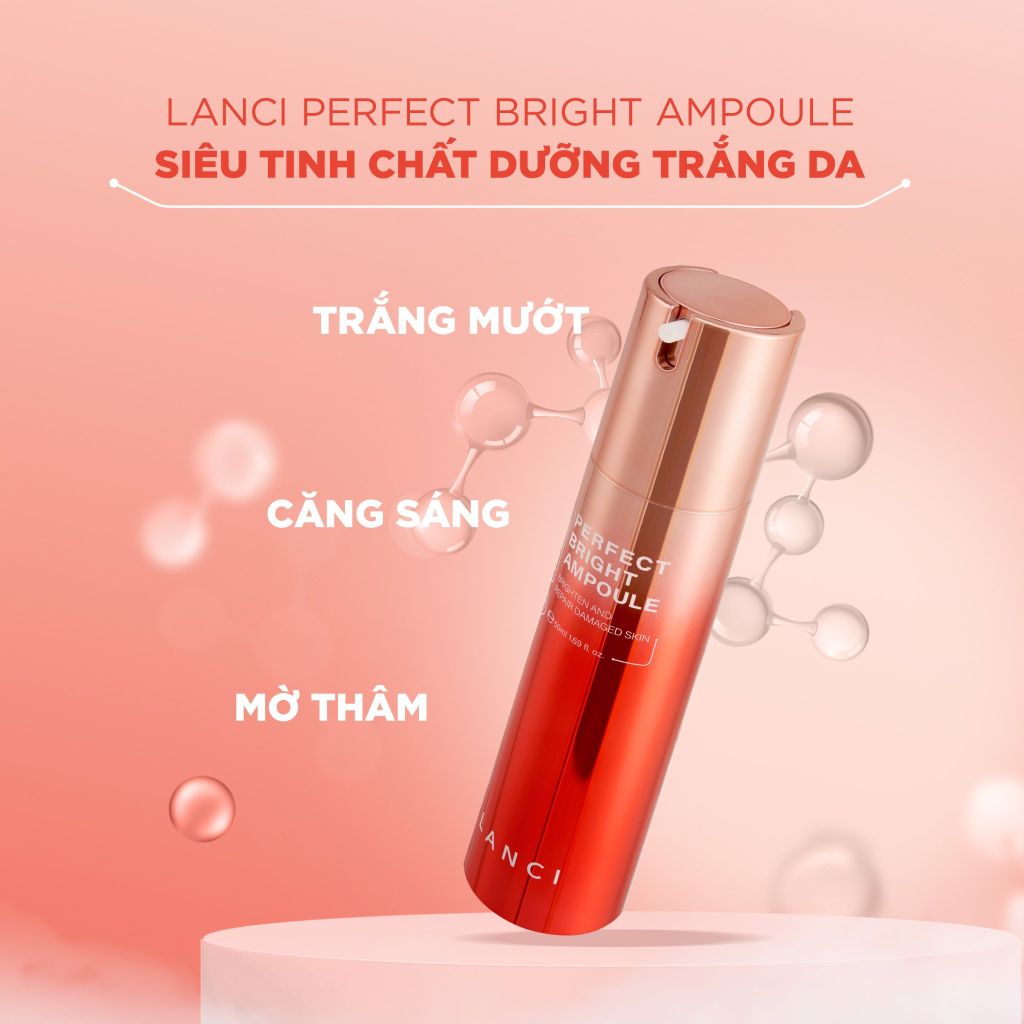 Ampoule Tinh Chất Dưỡng Trắng LANCI Perfect Bright Ampoule 50ml