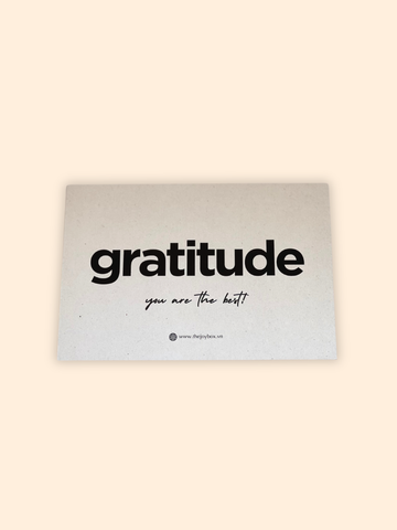 Thiệp Gratitude lớn
