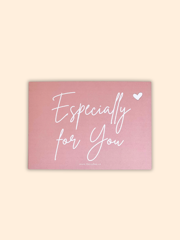 Thiệp Especially For You - hồng