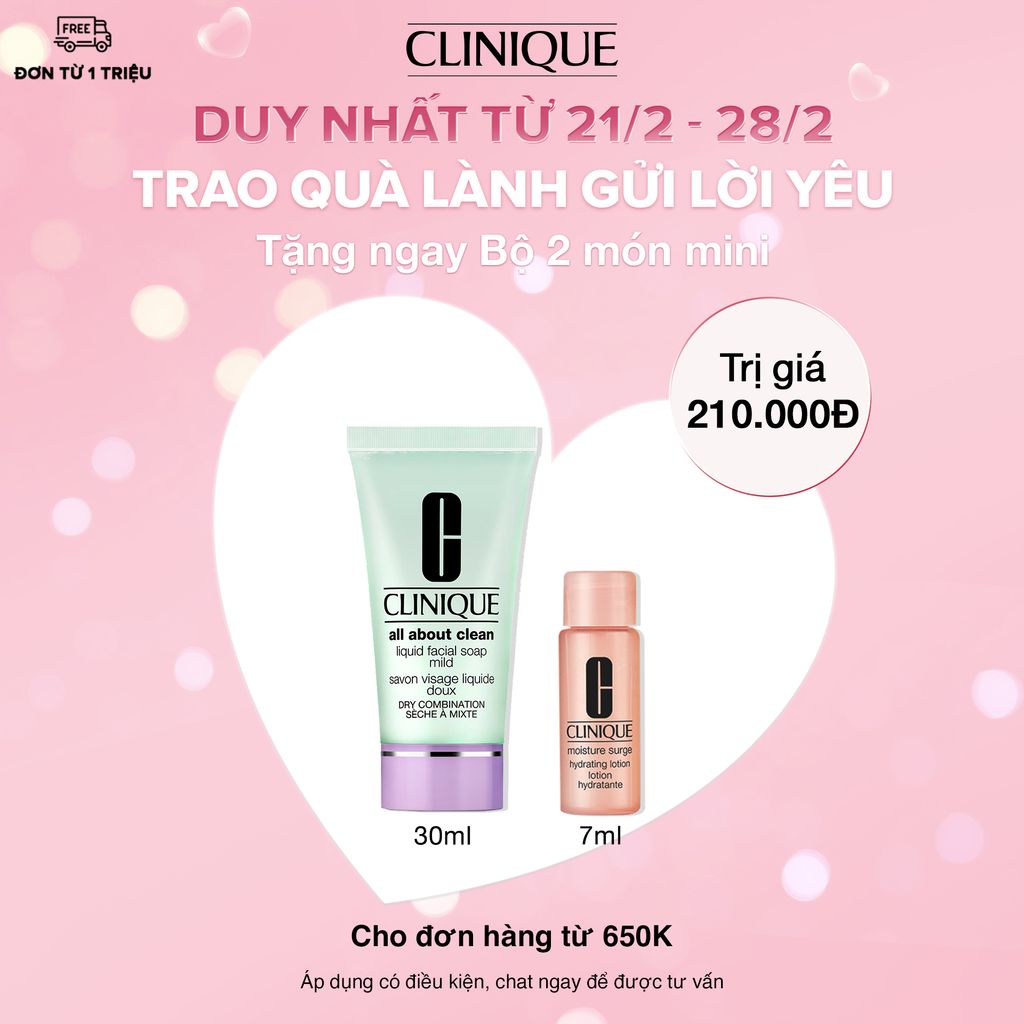 CL-Feb22-Bill650k (21-28/2) Tặng ngay Bộ 2 món mini trị giá 210K cho đơn hàng từ 650K