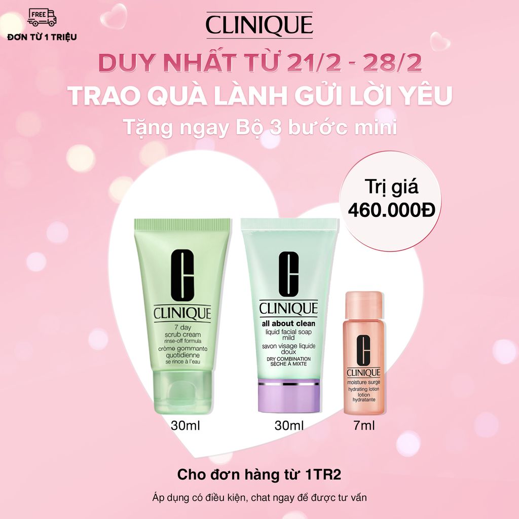 CL-Feb22-Bill1.2M (21-28/2) Tặng ngay Bộ 3 bước mini trị giá 460K cho đơn hàng từ 1TR2