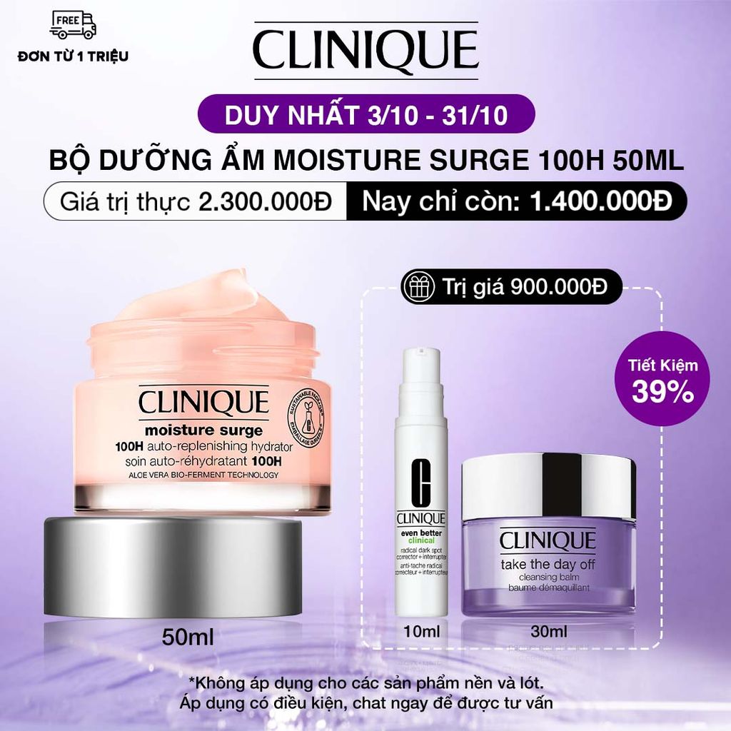 CL-MS50ml (3/10 - 31/10) Bộ 2 món: Serum dưỡng trắng mờ thâm EBCI 10ml + Sáp tẩy trang TTDO 30ml