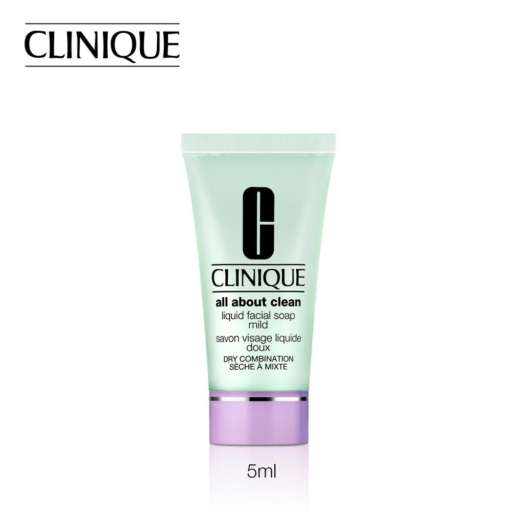 Sữa rửa mặt sạch thoáng sáng mịn cho da khô và da hỗn hợp CLINIQUE Liquid Facial Soap Mild - Cleanser 30ml