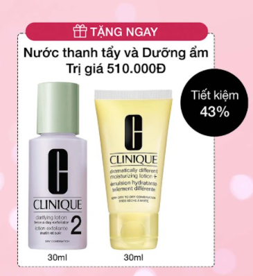 CL-Apr22-LFS dry (1-11/4) Tặng ngay Nước thanh tẩy 30ml và Dưỡng ẩm 30ml trị giá 510K (da khô)