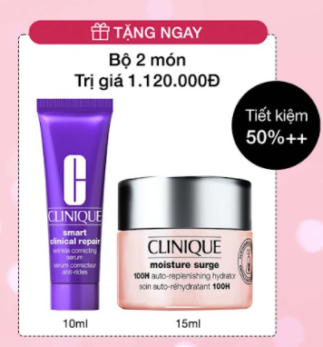 CL-Feb22-AAE (9-20/2) Tặng ngay Bộ 2 món trị giá 1120K khi mua Combo Chống lão hóa toàn diện