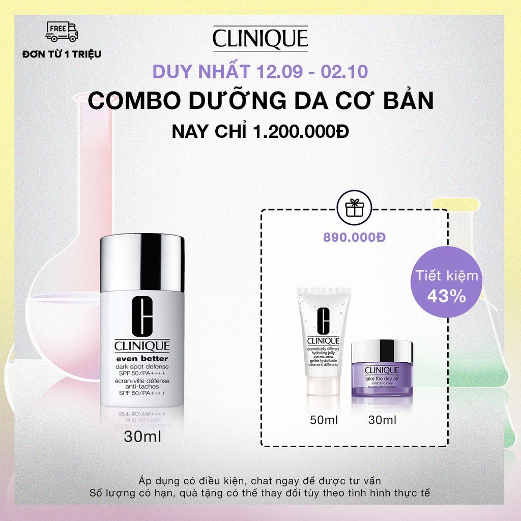 CL-Sunblock30ml (12/9 - 2/10) Bộ 2 món: Kem dưỡng ẩm DDHJ 50ml và Sáp tẩy trang TTDO 30ml