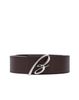 BELT - NEW LOGO BLACK/COFFEE